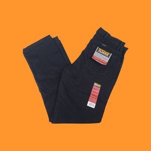 NWT Rustler 36x34 Black Classic Straight Leg Jeans